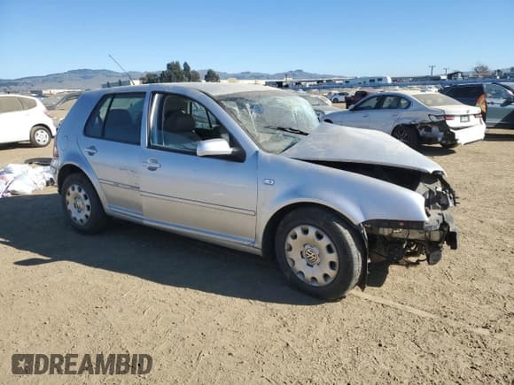 ✅ 2003 Volkswagen Golf GL • VIN: 9BWFK61J634035496 • Lot: 41901275. Listed on Copart with 142,350 mi. Free auction sales archive from the USA and detailed vehicle history report at DreamBid. Image 4.