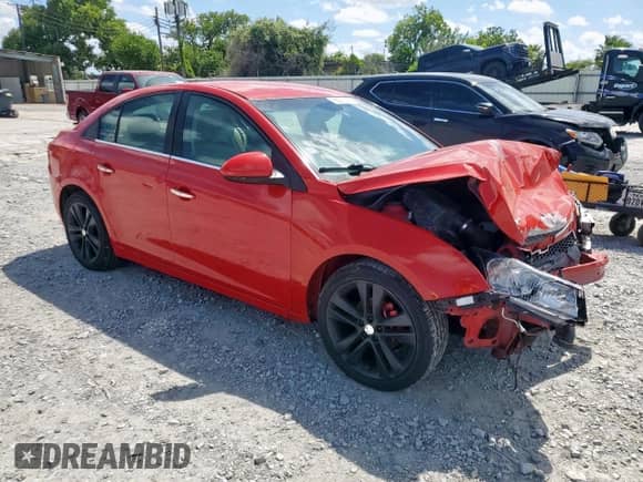 2014 Chevrolet Cruze LTZ with VIN 1G1PG5SB6E7374190, listed as a Copart auction lot 65670995 with 142,698 mi miles and Clean title. Bid and sale history available at DreamBid. Image 4.