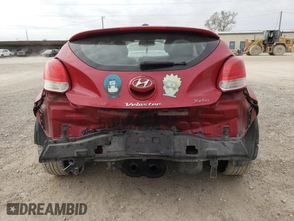 ✅ 2013 Hyundai Veloster Turbo • VIN: KMHTC6AE3DU108320 • Lot: 76412154. Listed on Copart with 95,884 mi. Free auction sales archive from the USA and detailed vehicle history report at DreamBid. Image 6.