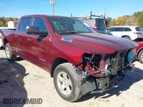 ✅ 2023 Ram 1500 Lone Star • VIN: 1C6SRFMT1PN596360 • Лот: 43605087. Опубликован ранее на IAAI с пробегом 37 729 миль. Бесплатный доступ к архиву аукционных продаж из США и подробный отчёт об истории автомобиля на DreamBid. Изображение 1.