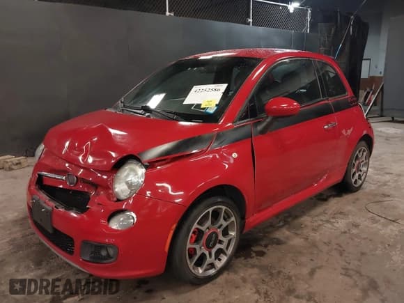 ✅ 2015 FIAT 500 Sport • VIN: 3C3CFFBR4FT562221 • Lot: 42252586. Listed on IAAI with 65,655 mi. Free auction sales archive from the USA and detailed vehicle history report at DreamBid. Image 18.