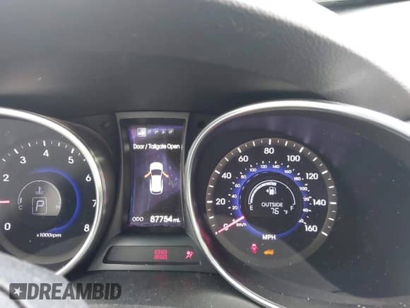 2013 Hyundai Santa Fe Sport with VIN 5XYZW3LAXDG123655, listed as a IAAI auction lot 43397039 with 87,754 mi miles and . Bid and sale history available at DreamBid. Image 15.