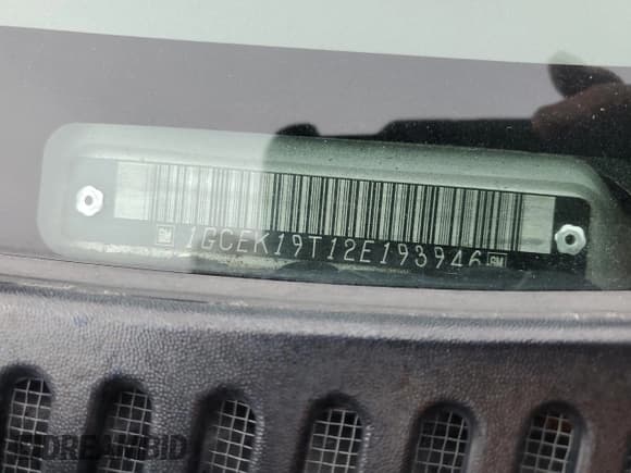 ✅ 2002 Chevrolet Silverado 1500 LS • VIN: 1GCEK19T12E193946 • Lot: 89461685. Listed on Copart with Not provided. Free auction sales archive from the USA and detailed vehicle history report at DreamBid. Image 12.