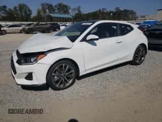 2019 Hyundai Veloster 2.0 z VIN KMHTG6AF4KU010987, wystawiony jako Copart lot #73416504 z przebiegiem 30 076 mil mil oraz Szkoda całkowita • Salvage title. Historia ofert i sprzedaży dostępna na DreamBid. Obrazek 1.