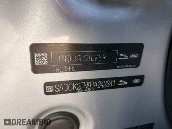 ✅ 2018 Jaguar F-Pace 20d Prestige • VIN: SADCK2FN9JA242341 • Lot: 93372675. Wystawiony na Copart z przebiegiem 86 556 mil. Bezpłatny archiwum sprzedaży aukcyjnych z USA i szczegółowy raport historii pojazdu na DreamBid. Zdjęcie 13.