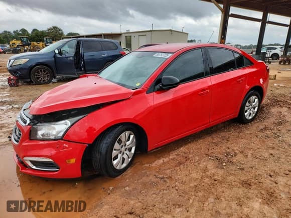 ✅ 2015 Chevrolet Cruze LS • VIN: 1G1PA5SH7F7223477 • Lot: 85753725. Listed on Copart with 149,039 mi. Free auction sales archive from the USA and detailed vehicle history report at DreamBid. Image 1.