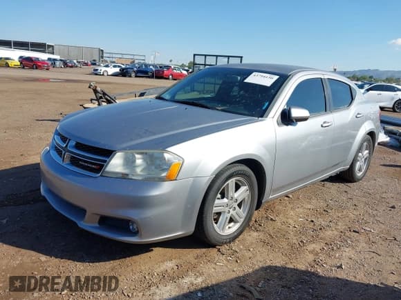 ✅ 2014 Dodge Avenger SXT • VIN: 1C3CDZCB7EN155002 • Lot: 43794150. Listed on IAAI with 181,686 mi. Free auction sales archive from the USA and detailed vehicle history report at DreamBid. Image 2.