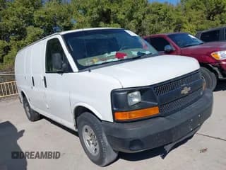 ✅ 2013 Chevrolet Express Cargo • VIN: 1GCWGFBA5D1142505 • Lot: 43586107. Listed on IAAI with Not provided. Free auction sales archive from the USA and detailed vehicle history report at DreamBid. Image 1.