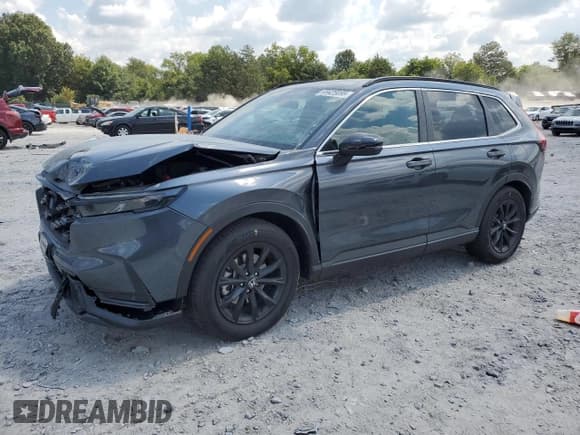 ✅ 2025 Honda CR-V Sport-L • VIN: 7FARS5H84SE025338 • Lot: 69425095. Listed on Copart with 23,706 mi. Free auction sales archive from the USA and detailed vehicle history report at DreamBid. Image 1.