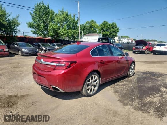 ✅ 2015 Buick Regal GS • VIN: 2G4GT5GX4F9263141 • Lot: 63770055. Listed on Copart with 202,551 mi. Free auction sales archive from the USA and detailed vehicle history report at DreamBid. Image 4.