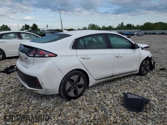 2021 Hyundai Ioniq SEL с VIN KMHC85LC5MU255469, выставлен на аукционе Copart как лот 58686314 с пробегом 165 649 миль миль и Списание • Salvage title. История ставок и продаж доступна на DreamBid. Изображение 3.