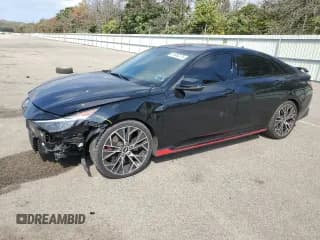 ✅ 2023 Hyundai Elantra • VIN: KMHLW4AK5PU018673 • Лот: 81680275. Опубликован ранее на Copart с пробегом 23 667 миль. Бесплатный доступ к архиву аукционных продаж из США и подробный отчёт об истории автомобиля на DreamBid. Изображение 1.