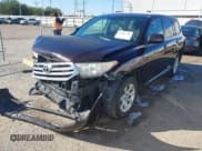 ✅ 2013 Toyota Highlander • VIN: 5TDZA3EH3DS046624 • Lot: 43583740. Listed on IAAI with 254,474 mi. Free auction sales archive from the USA and detailed vehicle history report at DreamBid. Image 2.