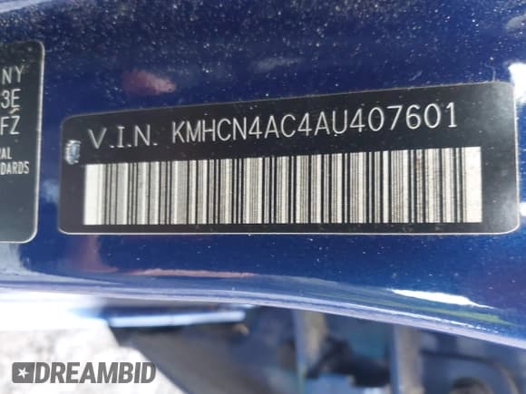 ✅ 2010 Hyundai Accent GLS • VIN: KMHCN4AC4AU407601 • Лот: 41931383. Опубликован ранее на IAAI с пробегом 92 606 миль. Бесплатный доступ к архиву аукционных продаж из США и подробный отчёт об истории автомобиля на DreamBid. Изображение 9.