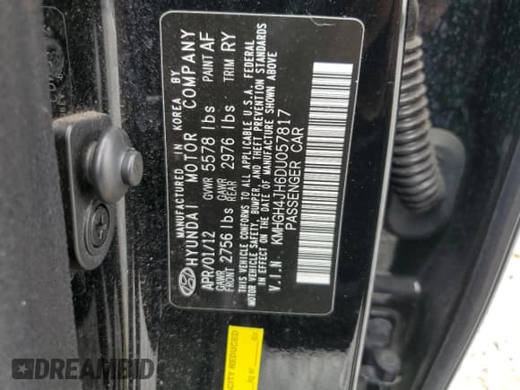 ✅ 2013 Hyundai Equus Signature • VIN: KMHGH4JH6DU057817 • Lot: 68429565. Wystawiony na Copart z przebiegiem 73 540 mil. Bezpłatny archiwum sprzedaży aukcyjnych z USA i szczegółowy raport historii pojazdu na DreamBid. Zdjęcie 13.