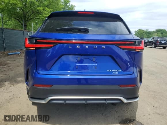 ✅ 2024 Lexus NX 450h+ F Sport • VIN: JTJKKCFZ8R2034891 • Lot: 57901195. Listed on Copart with 3,916 mi. Free auction sales archive from the USA and detailed vehicle history report at DreamBid. Image 6.