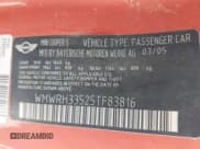 ✅ 2005 MINI Convertible S • VIN: WMWRH33525TF83816 • Лот: 42359592. Опубликован ранее на IAAI с пробегом 137 013 миль. Бесплатный доступ к архиву аукционных продаж из США и подробный отчёт об истории автомобиля на DreamBid. Изображение 9.