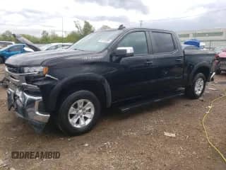 2021 Chevrolet Silverado 1500 LT z VIN 1GCUYDED9MZ364884, wystawiony jako Copart lot #57813095 z przebiegiem 58 890 mil mil oraz Szkoda całkowita • Salvage title. Historia ofert i sprzedaży dostępna na DreamBid. Obrazek 1.