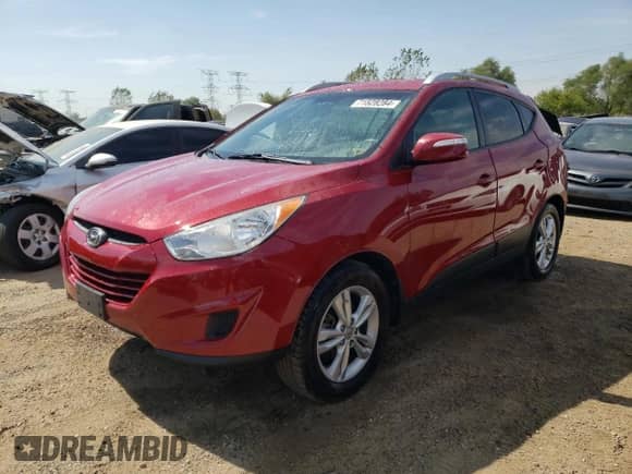 2012 Hyundai Tucson GLS z VIN KM8JU3AC8CU524847, wystawiony jako Copart lot #71528284 z przebiegiem 82 935 mil mil oraz Szkoda całkowita • Salvage title. Historia ofert i sprzedaży dostępna na DreamBid. Obrazek 1.