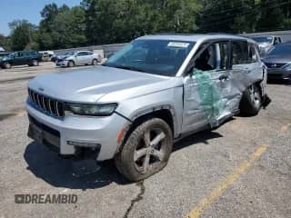 2021 Jeep Grand Cherokee Limited with VIN 1C4RJKBG5M8143477, listed as a Copart auction lot 69794875 with 62,422 mi miles and Salvage title. Bid and sale history available at DreamBid. Image 1.