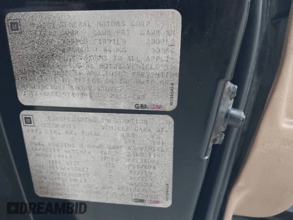 ✅ 1994 Chevrolet Corvette • VIN: 1G1YY32PXR5119898 • Lot: 41524375. Wystawiony na IAAI z przebiegiem Nie podano. Bezpłatny archiwum sprzedaży aukcyjnych z USA i szczegółowy raport historii pojazdu na DreamBid. Zdjęcie 9.