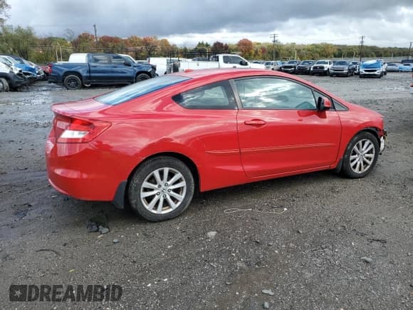 ✅ 2012 Honda Civic EX-L • VIN: 2HGFG3B09CH526259 • Lot: 89661925. Listed on Copart with 129,960 mi. Free auction sales archive from the USA and detailed vehicle history report at DreamBid. Image 3.