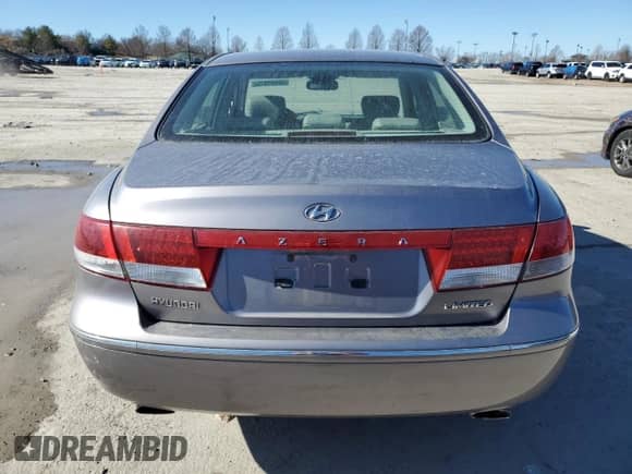 2007 Hyundai Azera SE with VIN KMHFC46F17A183591, listed as a Copart auction lot 46900375 with 144,664 mi miles and Salvage title. Bid and sale history available at DreamBid. Image 6.