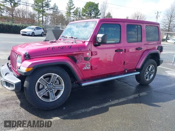 ✅ 2022 Jeep Wrangler Unlimited Sahara • VIN: 1C4HJXEG5NW109153 • Lot: 41727174. Listed on IAAI with 41,718 mi. Free auction sales archive from the USA and detailed vehicle history report at DreamBid. Image 17.