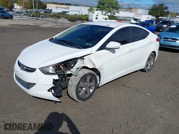 ✅ 2013 Hyundai Elantra GLS • VIN: 5NPDH4AE1DH262341 • Lot: 43441443. Listed on IAAI with 126,624 mi. Free auction sales archive from the USA and detailed vehicle history report at DreamBid. Image 17.