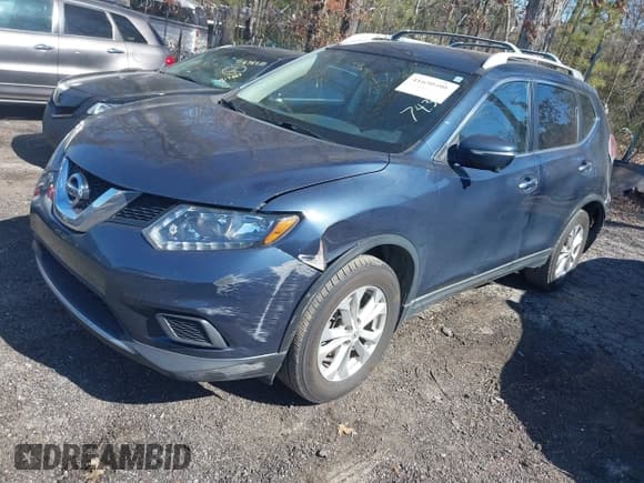 ✅ 2015 Nissan Rogue S • VIN: KNMAT2MT3FP567430 • Lot: 41650408. Listed on IAAI with 155,654 mi. Free auction sales archive from the USA and detailed vehicle history report at DreamBid. Image 2.