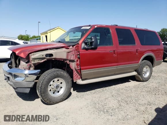 ✅ 2003 Ford Excursion Eddie Bauer • VIN: 1FMSU45PX3EB66734 • Лот: 53580025. Опубликован ранее на Copart с пробегом 302 551 миль. Бесплатный доступ к архиву аукционных продаж из США и подробный отчёт об истории автомобиля на DreamBid. Изображение 1.