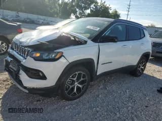 ✅ 2024 Jeep Compass Limited • VIN: 3C4NJDCN9RT143420 • Lot: 71279595. Listed on Copart with 13,680 mi. Free auction sales archive from the USA and detailed vehicle history report at DreamBid. Image 1.