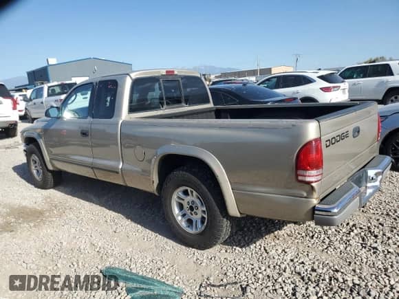 2002 Dodge Dakota SLT with VIN 1B7GL42N62S539106, listed as a Copart auction lot 66685425 with 214,210 mi miles and Salvage title. Bid and sale history available at DreamBid. Image 2.