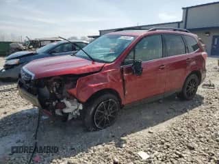 2017 Subaru Forester Premium with VIN JF2SJGECXHH584620, listed as a Copart auction lot 53566635 with 100,706 mi miles and Clean title. Bid and sale history available at DreamBid. Image 1.