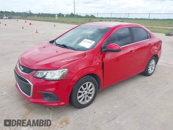 2017 Chevrolet Sonic LT with VIN 1G1JD5SB0H4110418, listed as a IAAI auction lot 42772365 with 126,651 mi miles and . Bid and sale history available at DreamBid. Image 2.