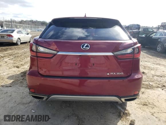 ✅ 2020 Lexus RX 350 • VIN: 2T2AZMDA9LC235619 • Lot: 39484803. Listed on Copart with 45,645 mi. Free auction sales archive from the USA and detailed vehicle history report at DreamBid. Image 6.