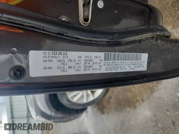 2018 Dodge Journey SXT с VIN 3C4PDCBG0JT521769, выставлен на аукционе Copart как лот 81673055 с пробегом 134 507 миль миль и Списание • Salvage title. История ставок и продаж доступна на DreamBid. Изображение 14.