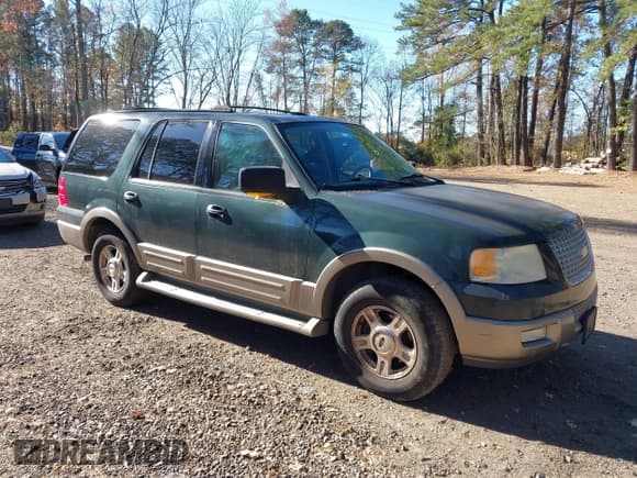 ✅ 2003 Ford Expedition Eddie Bauer • VIN: 1FMFU17L93LC16707 • Лот: 43680579. Опубликован ранее на IAAI с пробегом 233 268 миль. Бесплатный доступ к архиву аукционных продаж из США и подробный отчёт об истории автомобиля на DreamBid. Изображение 1.