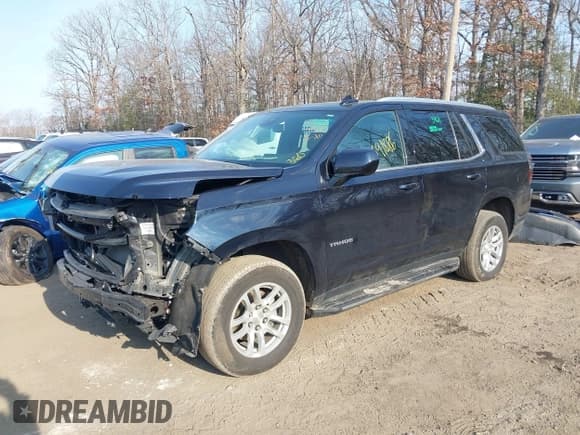 ✅ 2023 Chevrolet Tahoe LT • VIN: 1GNSKNKD5PR355968 • Lot: 41691886. Listed on IAAI with 50,141 mi. Free auction sales archive from the USA and detailed vehicle history report at DreamBid. Image 18.