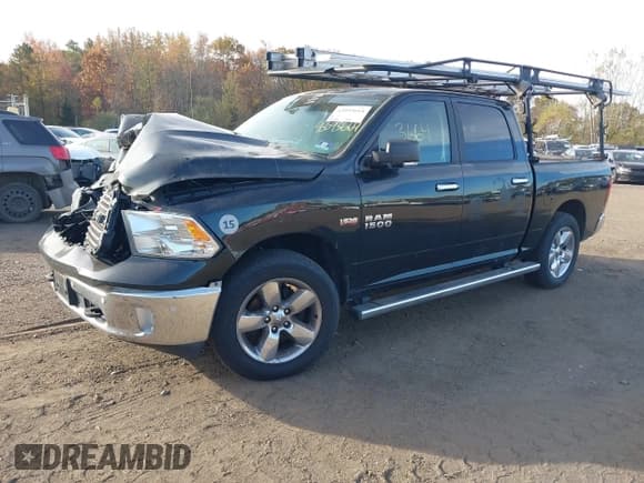 ✅ 2017 Ram 1500 Big Horn • VIN: 1C6RR7LT9HS641358 • Lot: 43093664. Listed on IAAI with 88,289 mi. Free auction sales archive from the USA and detailed vehicle history report at DreamBid. Image 2.