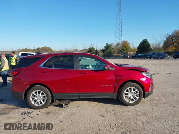 ✅ 2024 Chevrolet Equinox LT • VIN: 3GNAXUEG8RL374800 • Lot: 43523530. Listed on IAAI with 10,368 mi. Free auction sales archive from the USA and detailed vehicle history report at DreamBid. Image 13.