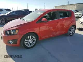 2013 Chevrolet Sonic LT с VIN 1G1JC6SH5D4155815, выставлен на аукционе Copart как лот 69386984 с пробегом Не указан миль и Списание • Salvage title. История ставок и продаж доступна на DreamBid. Изображение 1.