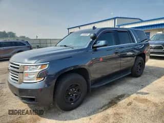 2019 Chevrolet Tahoe Commercial with VIN 1GNSKDEC4KR216341, listed as a Copart auction lot 67605005 with 140,846 mi miles and Salvage title. Bid and sale history available at DreamBid. Image 1.