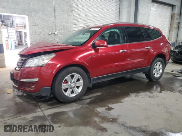 ✅ 2014 Chevrolet Traverse LT • VIN: 1GNKVGKD0EJ332998 • Lot: 84400475. Listed on Copart with 125,670 mi. Free auction sales archive from the USA and detailed vehicle history report at DreamBid. Image 1.