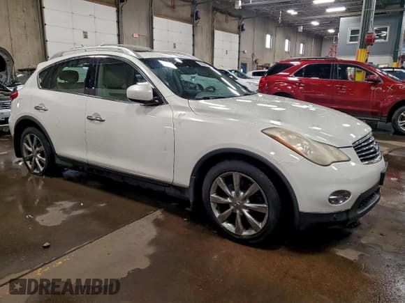 ✅ 2008 Infiniti EX Journey • VIN: JNKAJ09F38M361914 • Lot: 93504975. Listed on Copart with 187,990 mi. Free auction sales archive from the USA and detailed vehicle history report at DreamBid. Image 4.