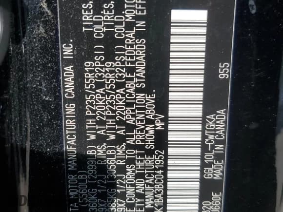 ✅ 2011 Lexus RX 350 • VIN: 2T2ZK1BA3BC041952 • Лот: 57846955. Опубликован ранее на Copart с пробегом 233 061 миль. Бесплатный доступ к архиву аукционных продаж из США и подробный отчёт об истории автомобиля на DreamBid. Изображение 12.