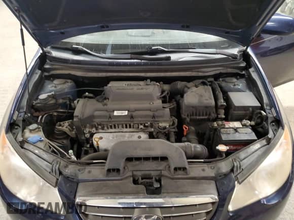 2009 Hyundai Elantra GLS with VIN KMHDU46D09U738759, listed as a Copart auction lot 71776465 with 102,812 mi miles and Salvage title. Bid and sale history available at DreamBid. Image 11.