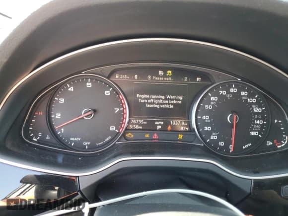 ✅ 2019 Audi Q7 Premium • VIN: WA1AAAF70KD005815 • Lot: 60153665. Listed on Copart with 76,735 mi. Free auction sales archive from the USA and detailed vehicle history report at DreamBid. Image 9.