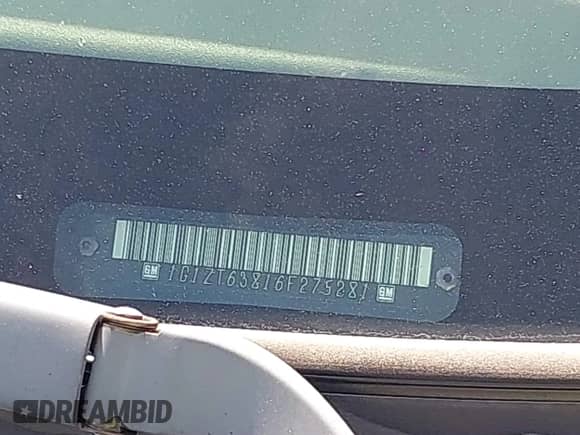 2006 Chevrolet Malibu Maxx LT с VIN 1G1ZT63816F275281, выставлен на аукционе IAAI как лот 41814177 с пробегом 198 568 миль миль и . История ставок и продаж доступна на DreamBid. Изображение 9.