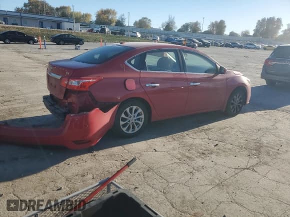 ✅ 2018 Nissan Sentra SV • VIN: 3N1AB7APXJY261844 • Lot: 91552235. Listed on Copart with 77,402 mi. Free auction sales archive from the USA and detailed vehicle history report at DreamBid. Image 3.